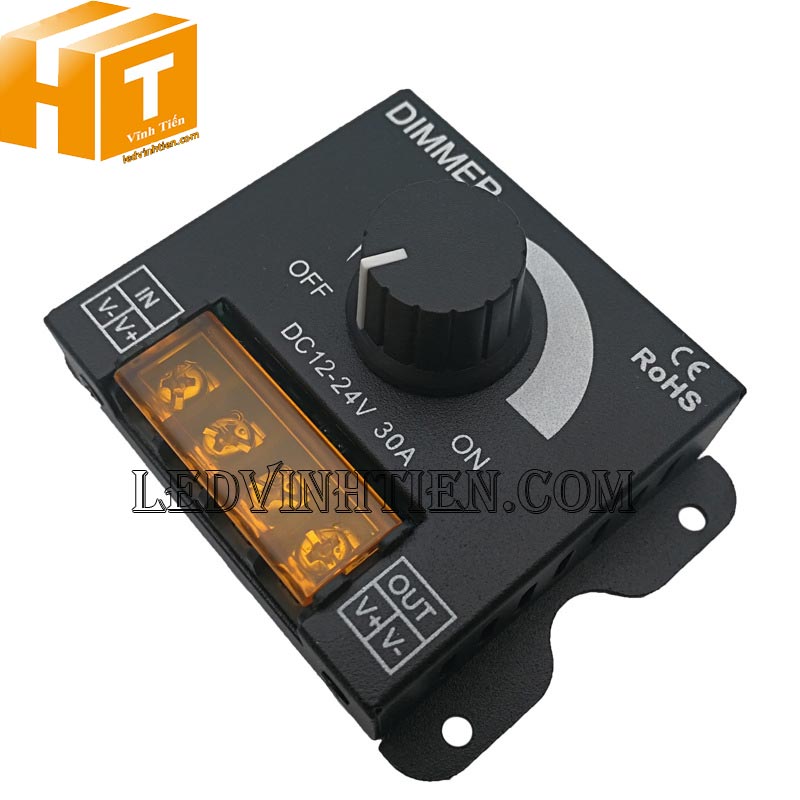 Dimmer Điều Chỉnh Độ Sáng Đèn 12-24V 30A