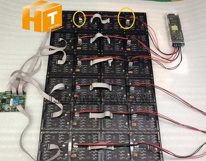 Cáp tín hiệu 16 pin dùng cho module led, led matrix