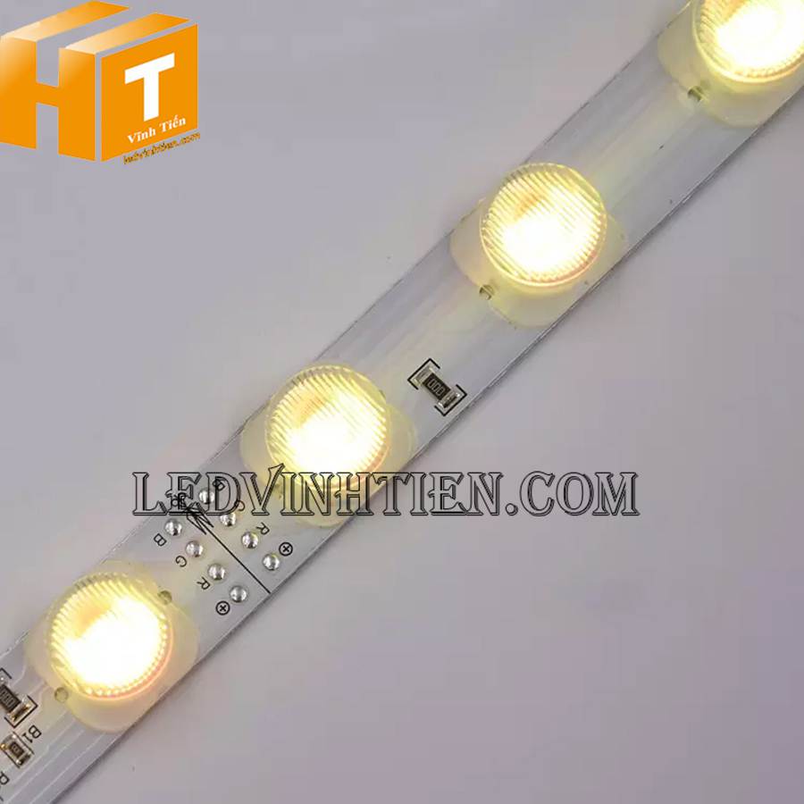 Led thanh nhôm 3030 DC12v màu vàng nắng loại tốt