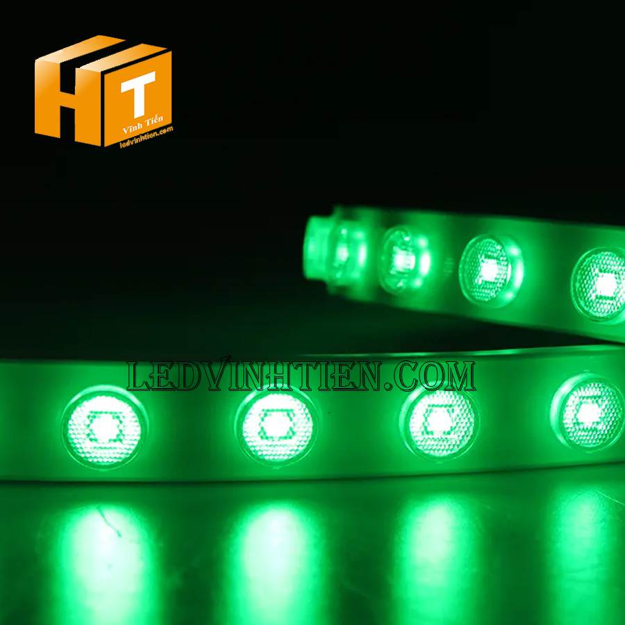 Led thanh nhôm 3030 DC12v màu xanh lá siêu sáng
