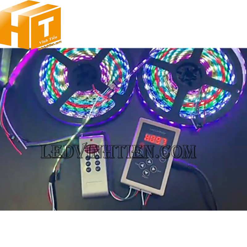 Cách đấu nối Đèn led dây cuộn Fullcolor 6803