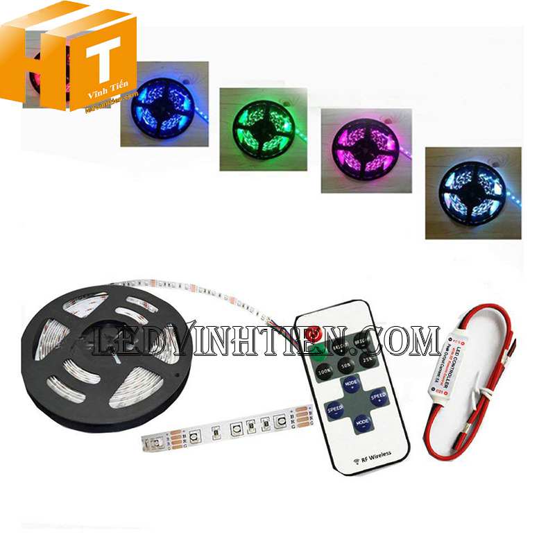 Remote điều khiển độ sáng đèn LED dây 12V RF