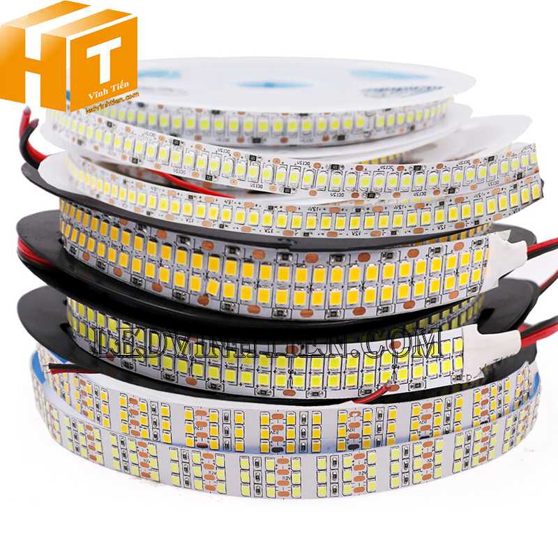 Đèn dây dán siêu sáng 3 chíp led 12V cuộn 5 mét