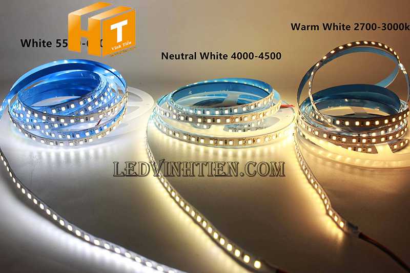 Led dây dán 2835 bản 5mm 120 led màu vàng nghệ