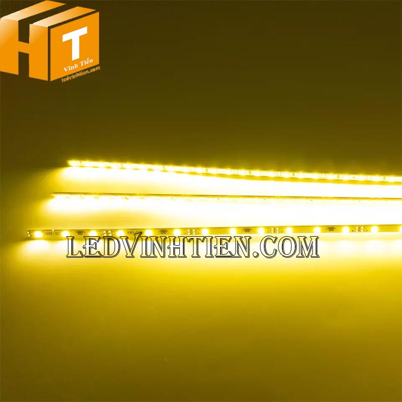 Led thanh nhôm 5050 24V siêu sáng màu vàng