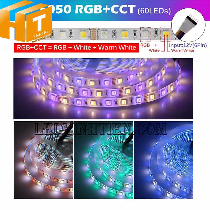 Đèn Led Dây Đổi Màu RGB Nháy Theo Nhạc điều khiển qua wifi