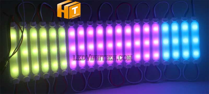 Đèn led module cob 12V iC 2811 full màu