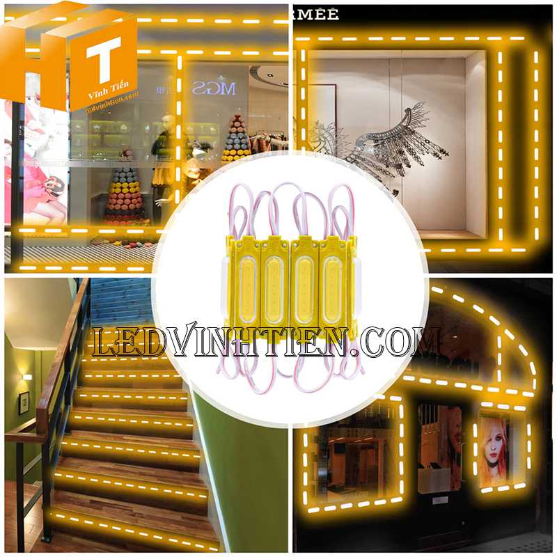 Bán led module 12V Cob WS2811 RGB đổi màu, điện áp 12V chính hãng, giá rẻ, loại tốt tại Ledvinhtien.com