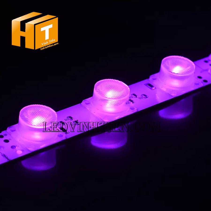Led thanh nhôm 3030 DC12v màu hồng