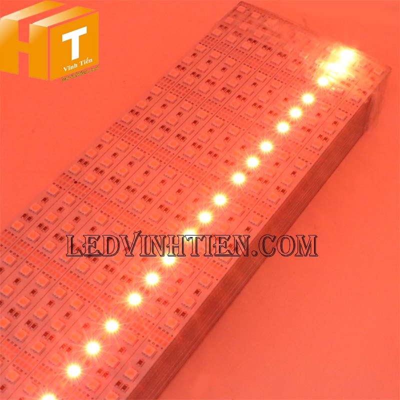 Led thanh nhôm 24V RGB, bảy màu, đủ màu, nhiều màu samsung