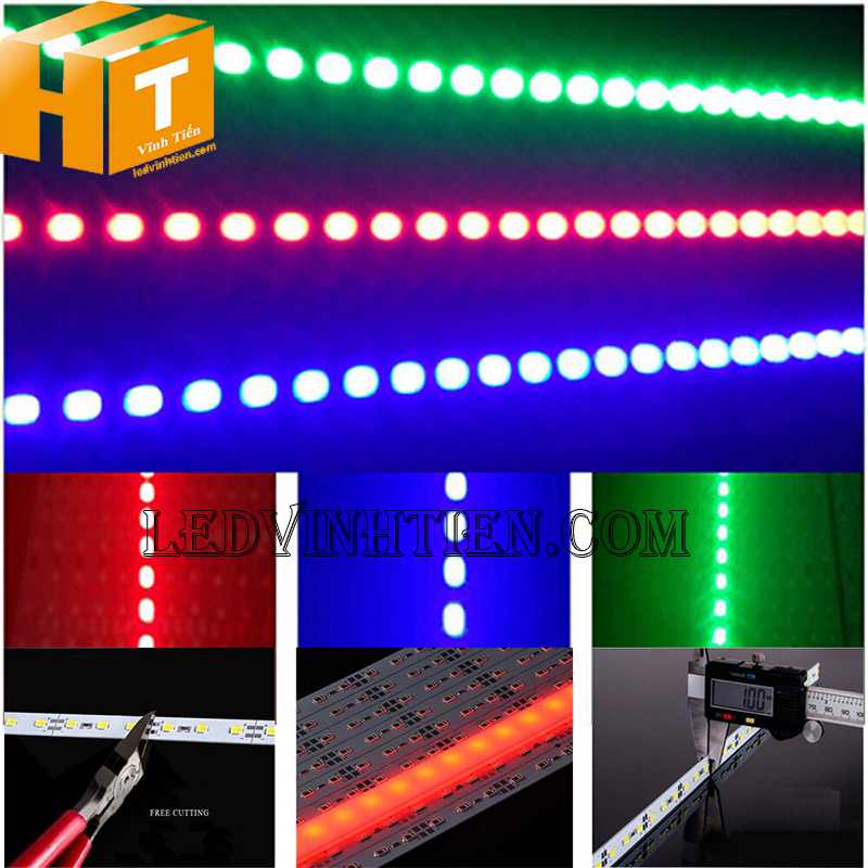 Led thanh nhôm 24V ánh sáng trắng siêu sáng