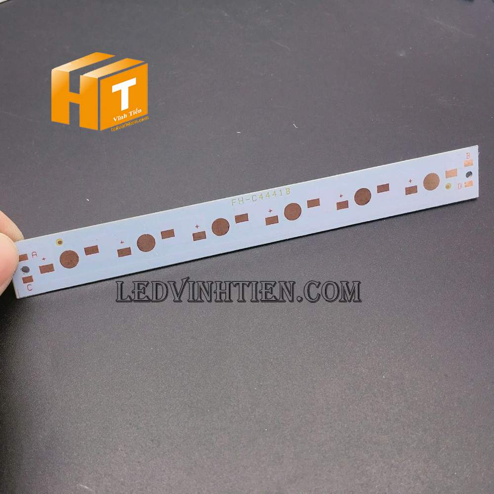 Thanh nhôm cài led luxeon 1w-3w