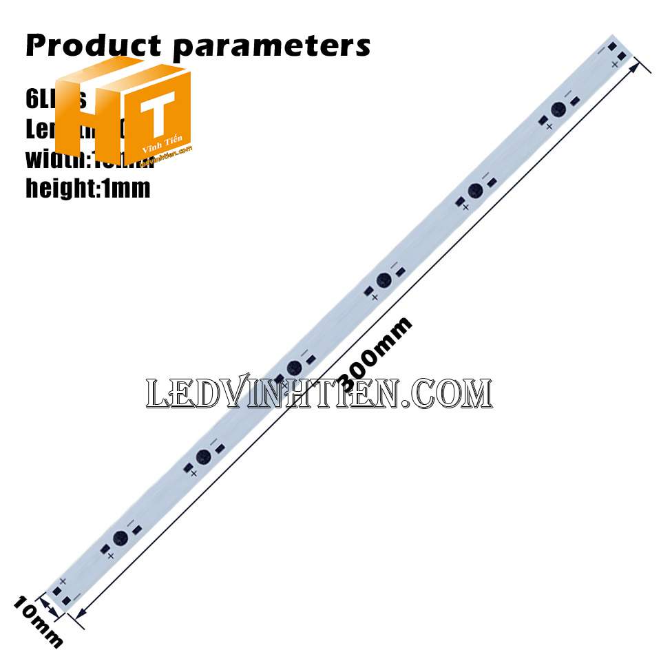 Thanh nhôm cài led luxeon 1w-3w dùng điện 12v