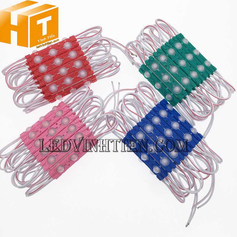 Led Module 3 bóng đúc 6011 ánh sáng trắng thấu kính đục loại tốt