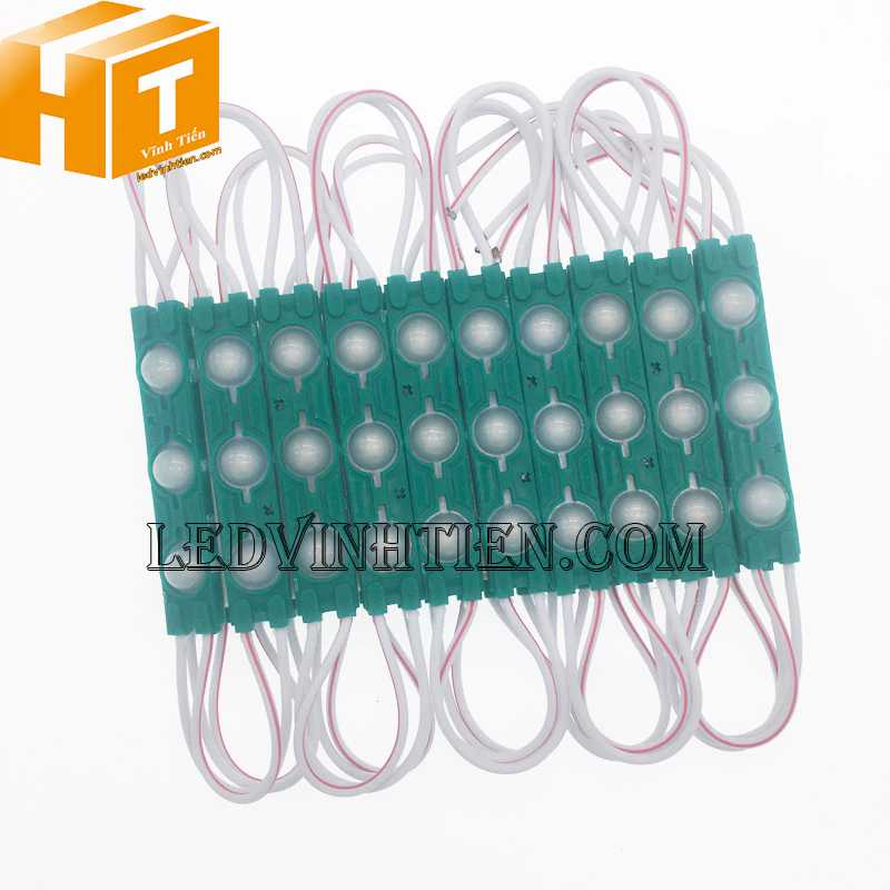 Led Module 3 bóng đúc 6011 ánh sáng trắng thấu kính đục giá rẻ