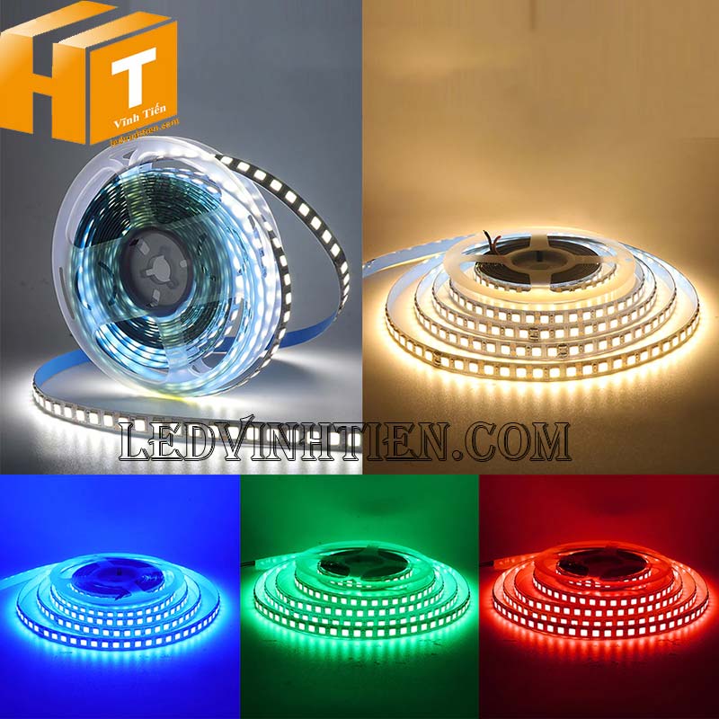 Led dây dán 2835 bản 5mm 120 led ánh sáng trắng loại tốt