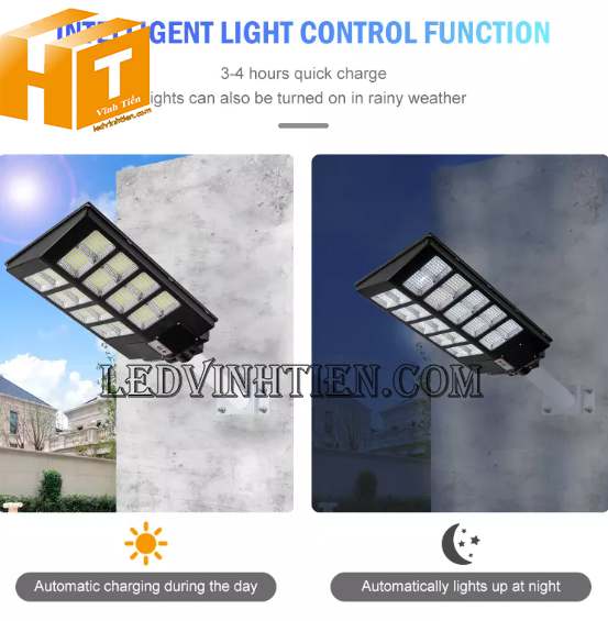Bán đèn đường năng lượng mặt trời liền thể 400W loại tốt