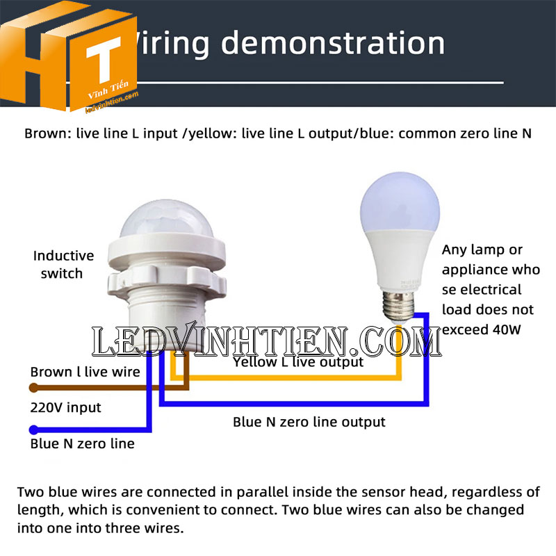 Công tắc cảm ứng người 220v