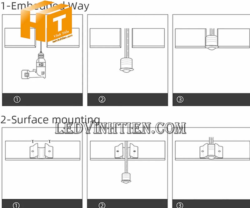 Hướng dẫn lắp đặt công tắc cảm biến vẫy tay