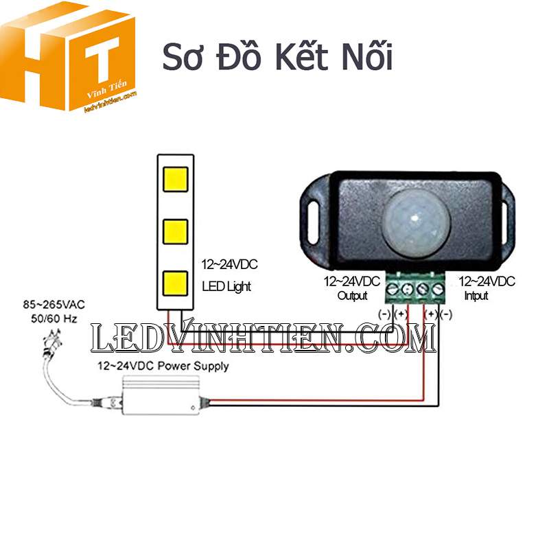 Cách lắp đặt cảm biến hồng ngoại CBHT21