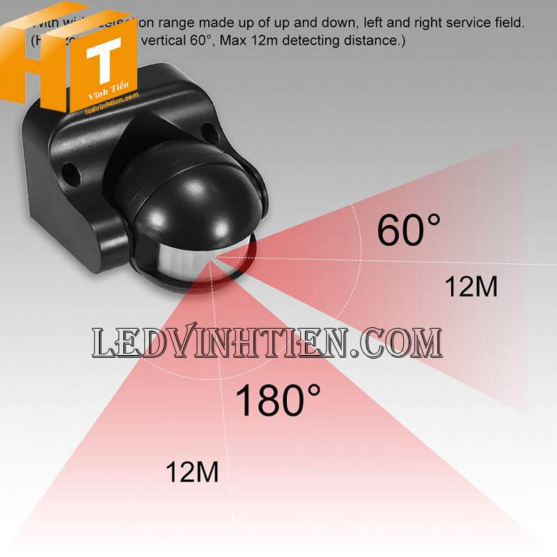 Cảm biến chuyển động hồng ngoại 220V chính hãng Vĩnh Tiến