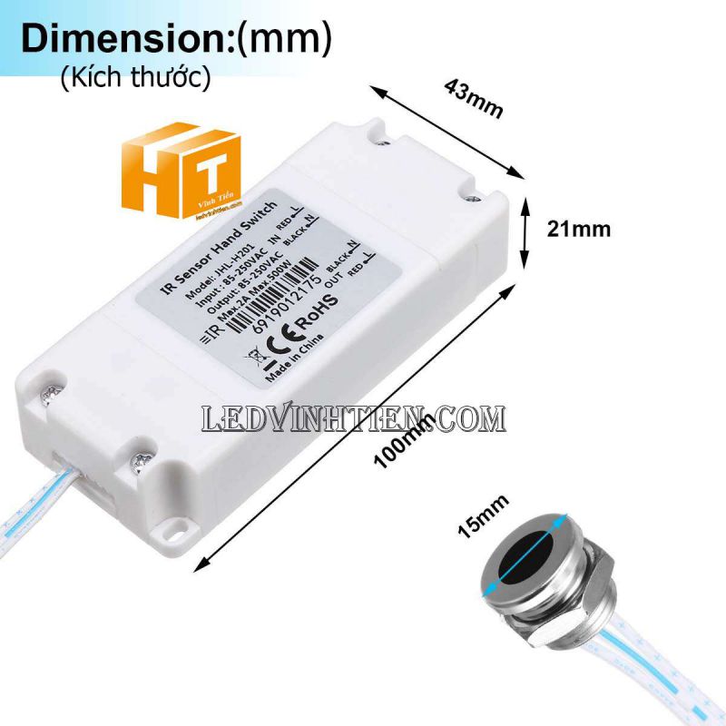 Bán cảm biến hồng ngoại tại Phú Yên