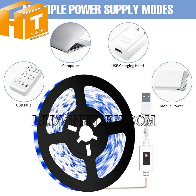 Led dây dùng cảm biến usb chống nước