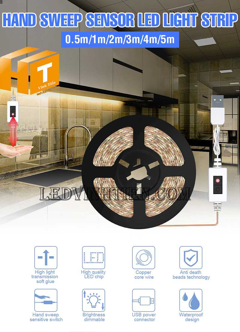 Led dây dùng cảm biến usb giá rẻ