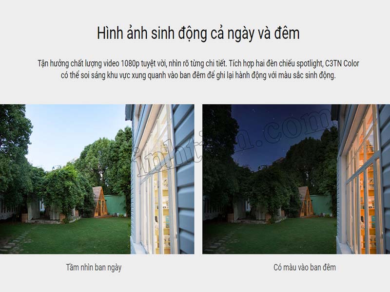 Bán camera ngoài trời 2MP C3TN Color Ezviz tại Nha Trang