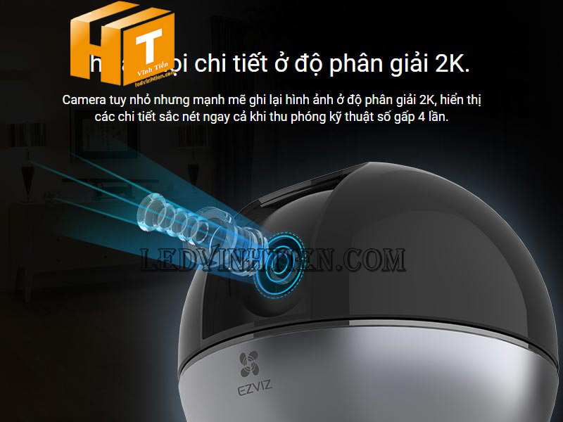 Bán Camera IP Wifi 4MP C6W Ezviz tại Nha Trang