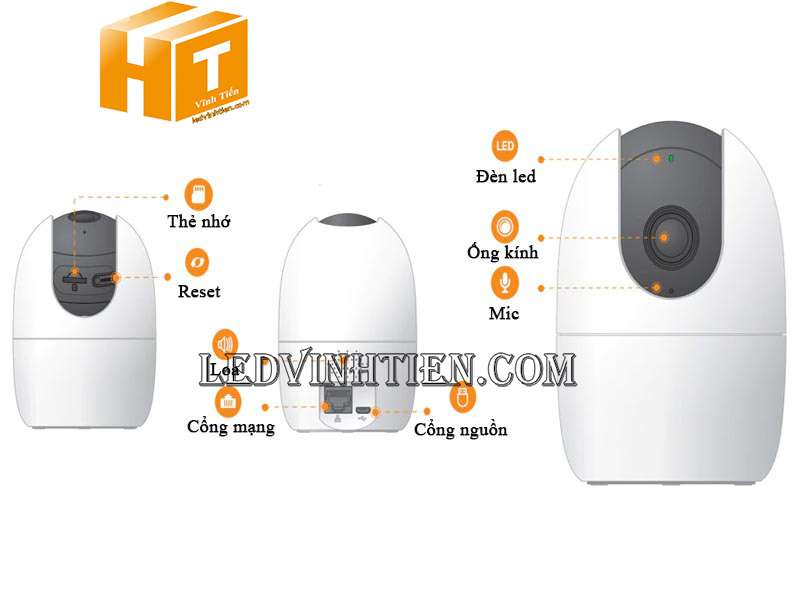 Camera IP 360 độ Wifi Imou