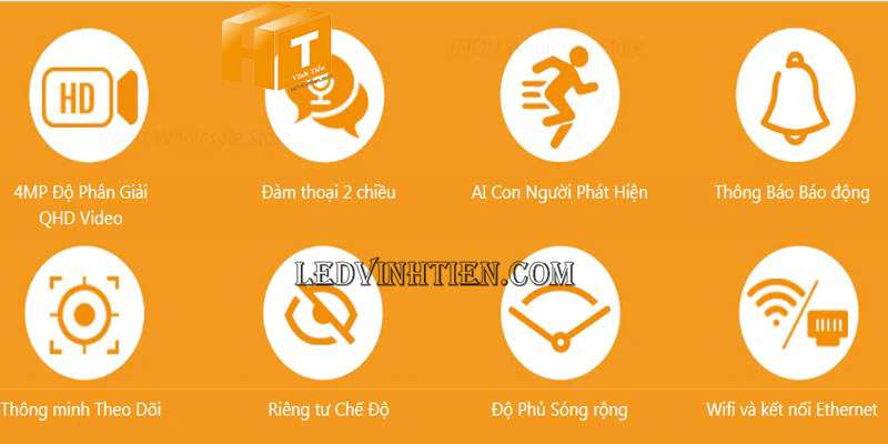 Bán camera IP Wifi trong nhà tại Nha Trang