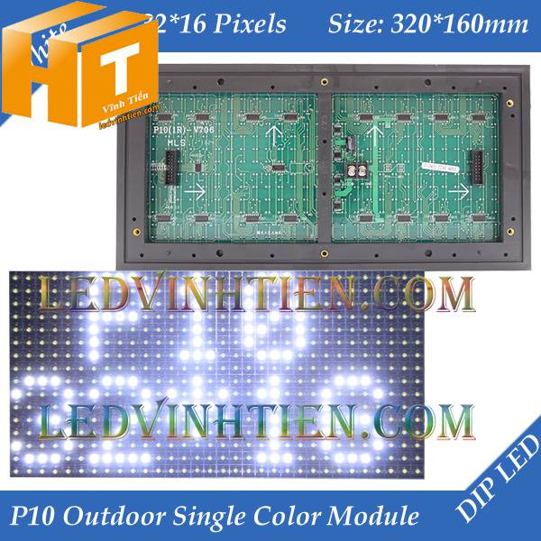 Phân phối sỉ đèn led P10 tại phú yên