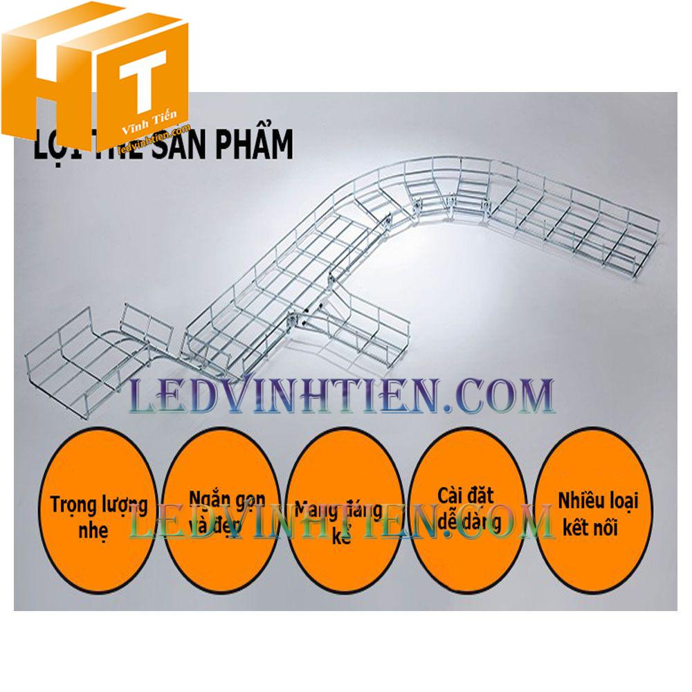 Máng cáp mạ kẽm điện phân cao cấp