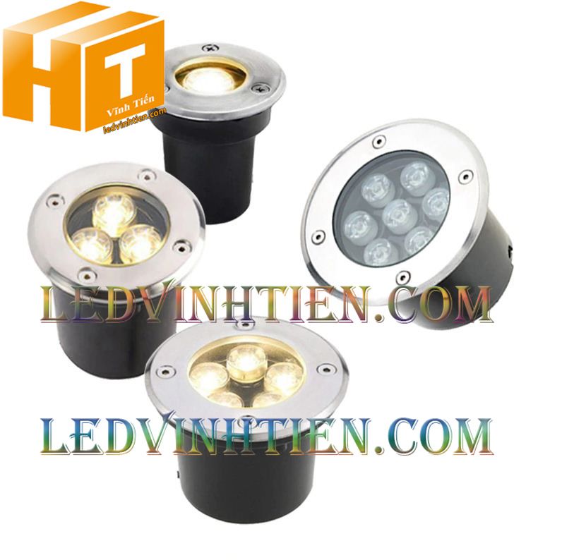 Đèn led âm đất gái rẻ 