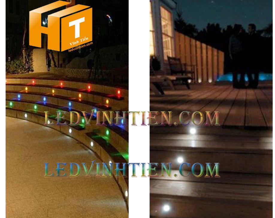 Đèn led âm đất 9w màu trắng giá rẻ