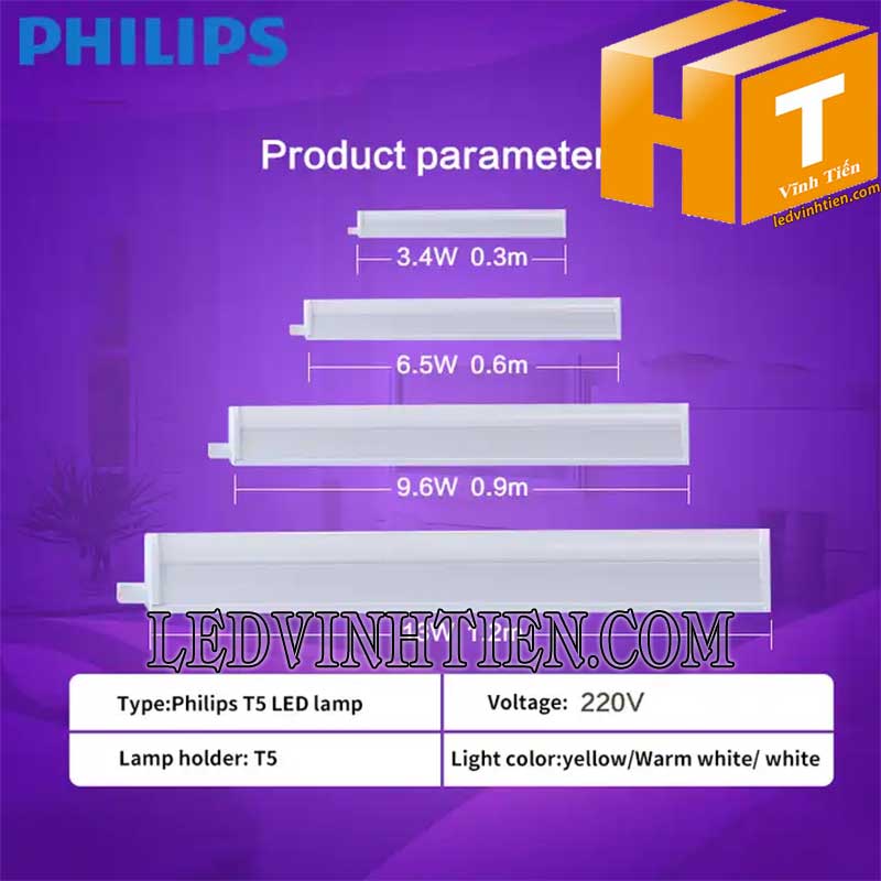 Bóng đèn tuýp led 14W 0.6m Philips