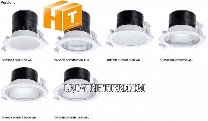 Đèn led downlight Philips DN393B 