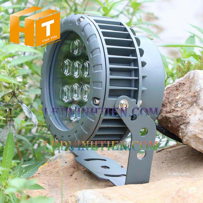 Đèn led chiêu cột 12w màu xanh dương giá rẻ