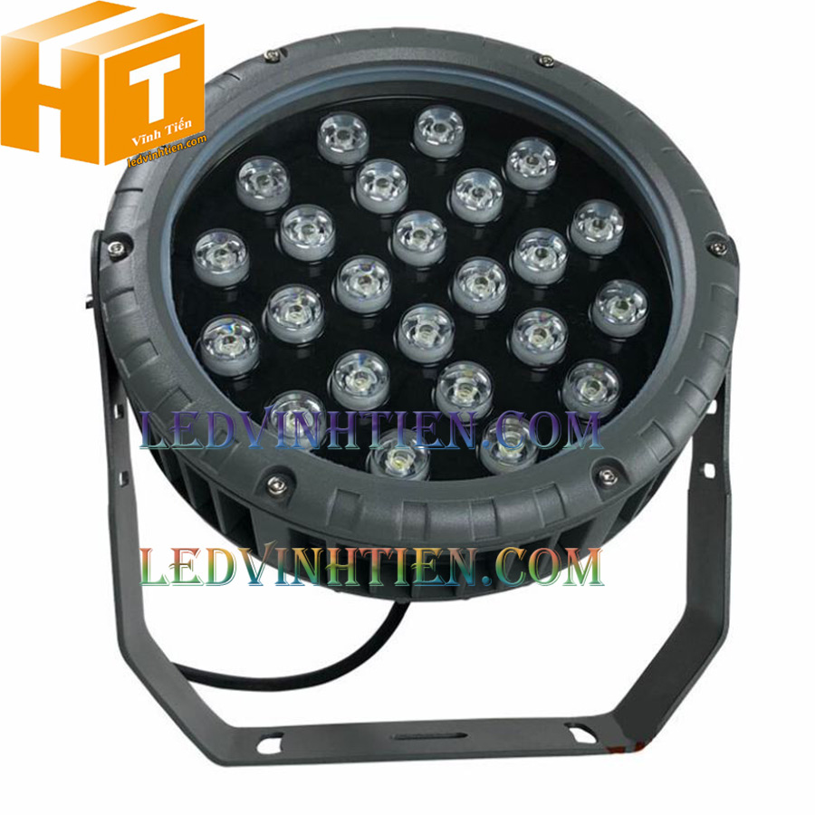 Đèn led chiếu cây 24w màu xanh dương