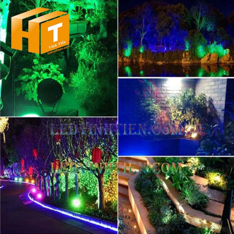 Đèn led chiếu cây chĩnh hãng ledvinhtien.com