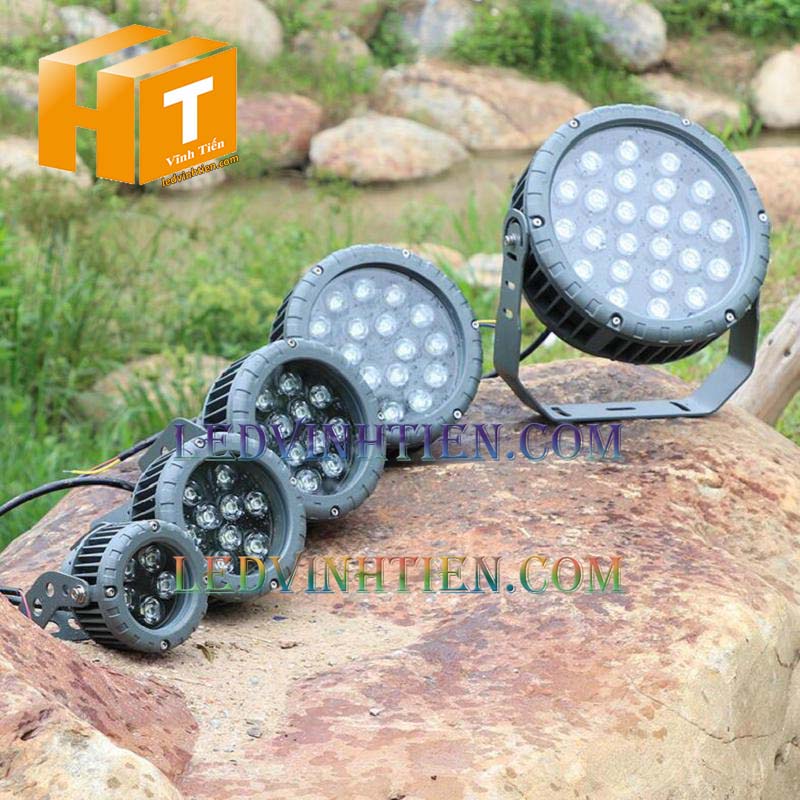 Đèn led chiếu cây 24w màu xanh dương giá rẻ