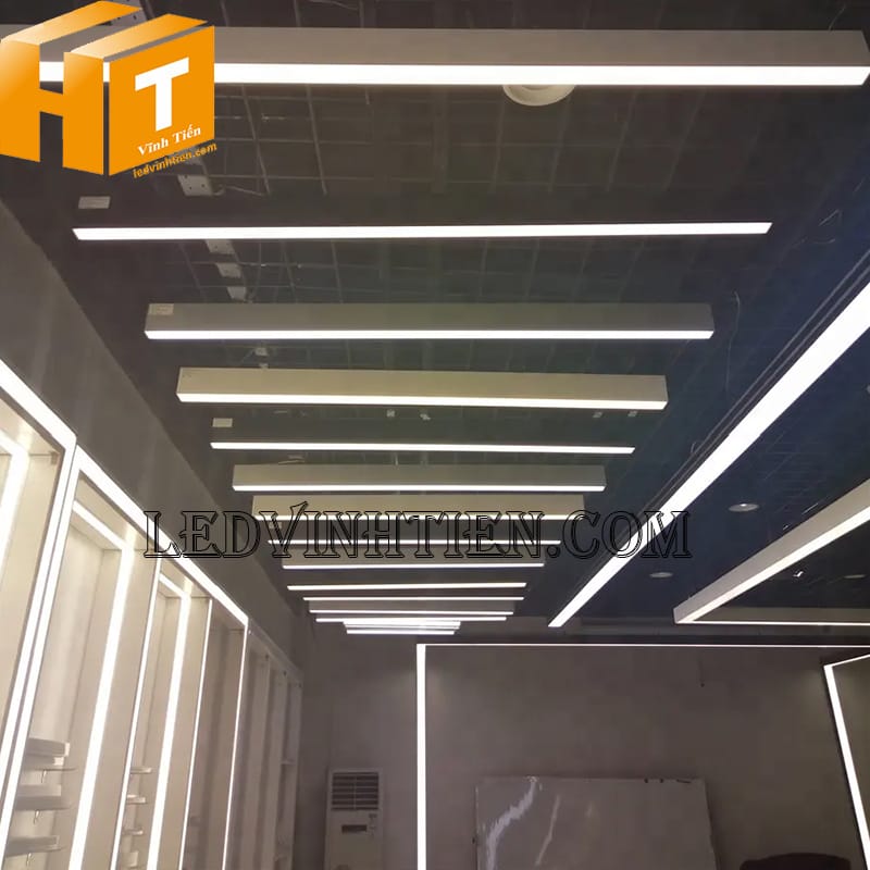 Đèn led thả trần phòng khách 1.2m, 40w