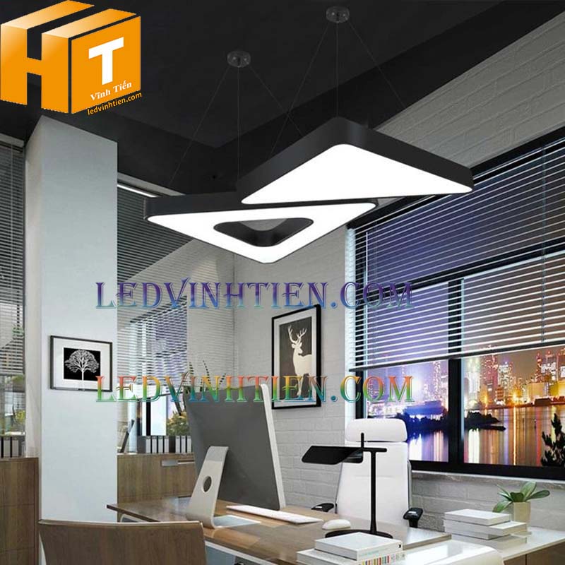Đèn hộp thả văn phòng hình tam giác