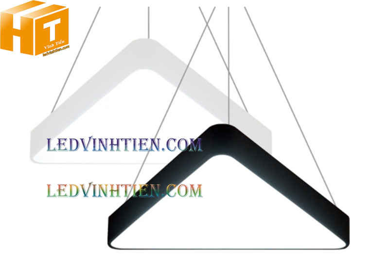 Đèn led thả văn phòng tam giác 48w