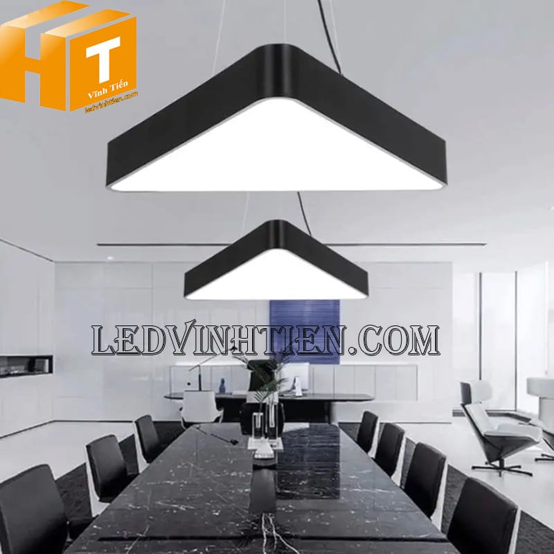 Đèn thả văn phòng hình tam giác đặc