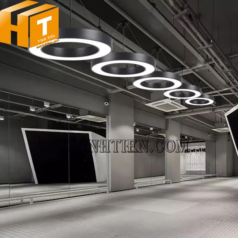 Đèn led thả trần hình tròn 48w