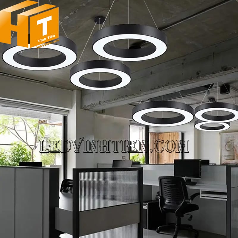 Đèn thả trần văn phòng hình tròn công suất 48w