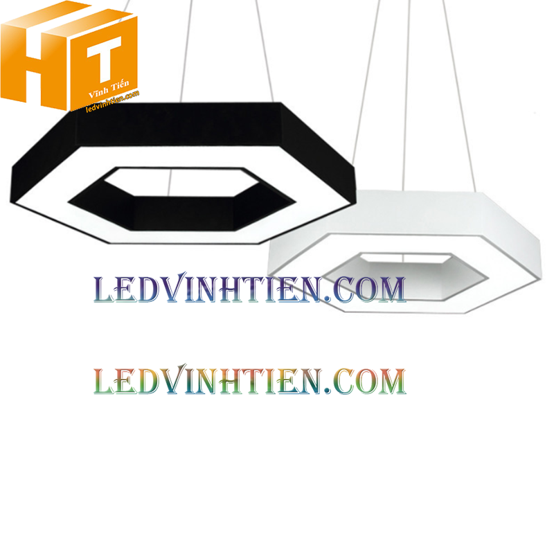 Đèn thả văn phòng lục giác 48w