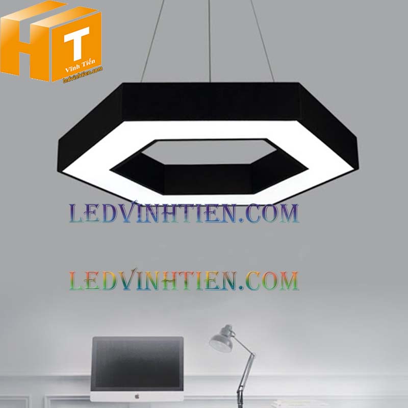 Đèn thả văn phòng hình lục giác 48w
